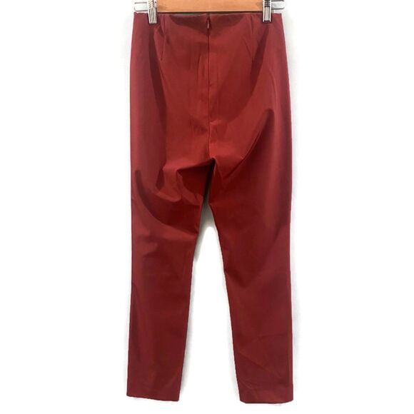 Theory Navalane Becker Pull On Pant - Cherry 2 - Picture 4 of 6